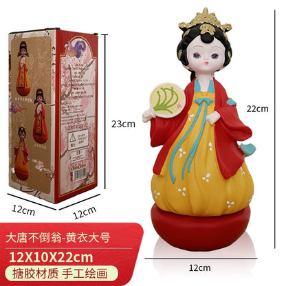 Xi'an Cultural and Creative Industry: Tumbler Girl, Tang Dynasty City Never Sleeps Ornaments, Souvenirs, National Trend Gifts, and Internet Celebrities