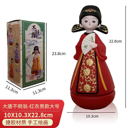 Xi'an Cultural and Creative Industry: Tumbler Girl, Tang Dynasty City Never Sleeps Ornaments, Souvenirs, National Trend Gifts, and Internet Celebrities