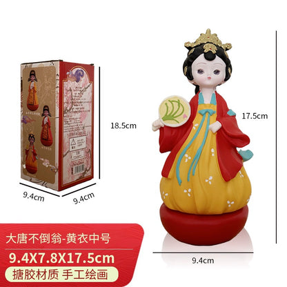 Xi'an Cultural and Creative Industry: Tumbler Girl, Tang Dynasty City Never Sleeps Ornaments, Souvenirs, National Trend Gifts, and Internet Celebrities