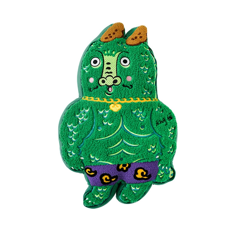 Original design Muscle Rabbit Mighty Dragon Autumn and Winter Throw Pillow Cushion