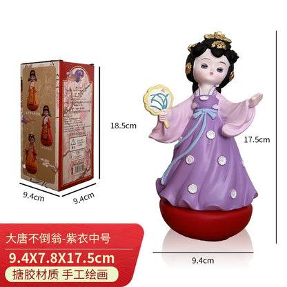 Xi'an Cultural and Creative Industry: Tumbler Girl, Tang Dynasty City Never Sleeps Ornaments, Souvenirs, National Trend Gifts, and Internet Celebrities