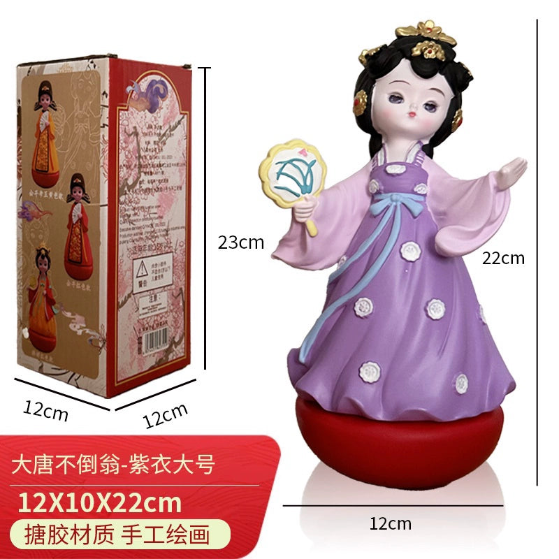 Xi'an Cultural and Creative Industry: Tumbler Girl, Tang Dynasty City Never Sleeps Ornaments, Souvenirs, National Trend Gifts, and Internet Celebrities