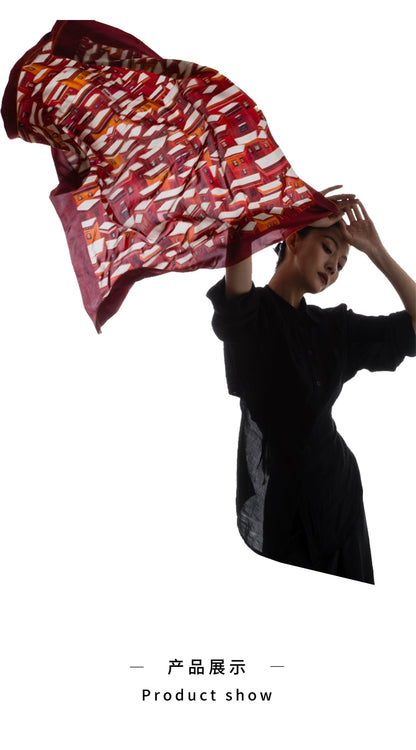 Wanji Song (Tibetan Culture) · Seda (35.43″ × 35.43″) ▏FANYANYAN Original Design