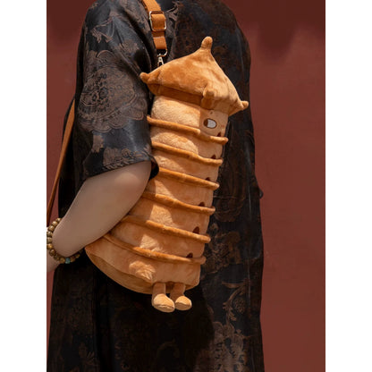 Tabao plush doll Xi'an Big Wild Goose Pagoda clock in tourist souvenirs attractions creative merchandise souvenir