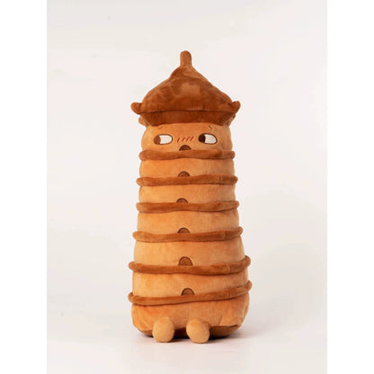 Tabao plush doll Xi'an Big Wild Goose Pagoda clock in tourist souvenirs attractions creative merchandise souvenir