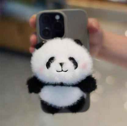 Mini Panda Phone Clip Plush