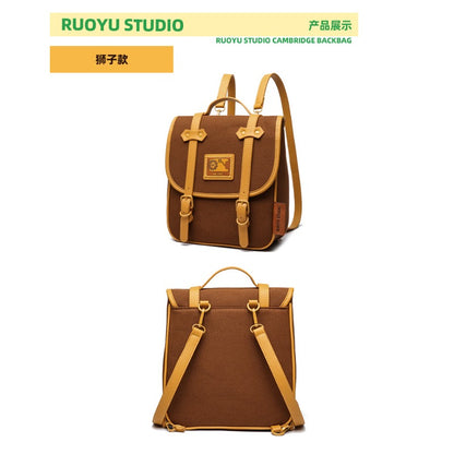 Original design casual commuter canvas backpack