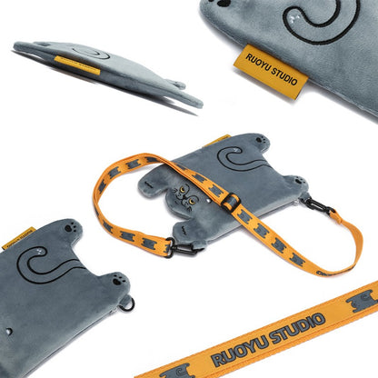 Original design cute animal cloth bag mobile phone bag messenger bag