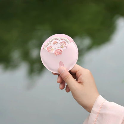 Oriental Flower-and-Bird Motif Compact Mirror Collection