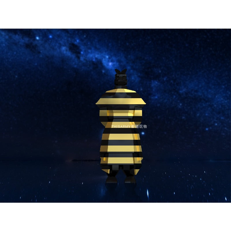 THISARMY – ‘Starshine Black’ Original Terracotta Warrior Figurine, Limited Edition Collectible