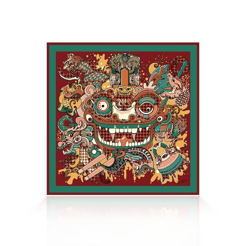 Silk Road Painting Heart Decorative Painting