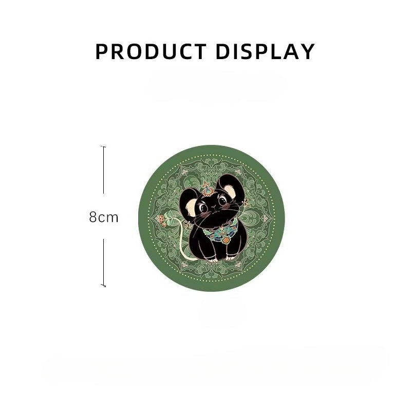 Dunhuang Twelve Zodiac Animals Fridge Magnet