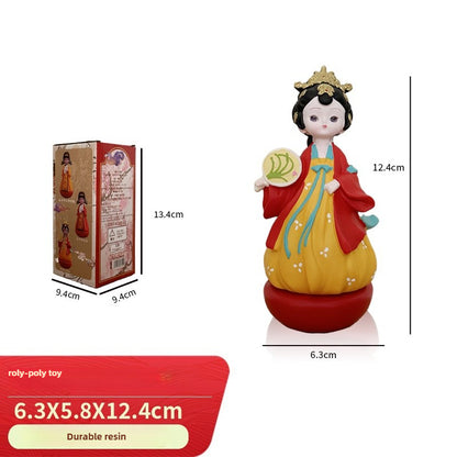 Xi'an Cultural and Creative Industry: Tumbler Girl, Tang Dynasty City Never Sleeps Ornaments, Souvenirs, National Trend Gifts, and Internet Celebrities