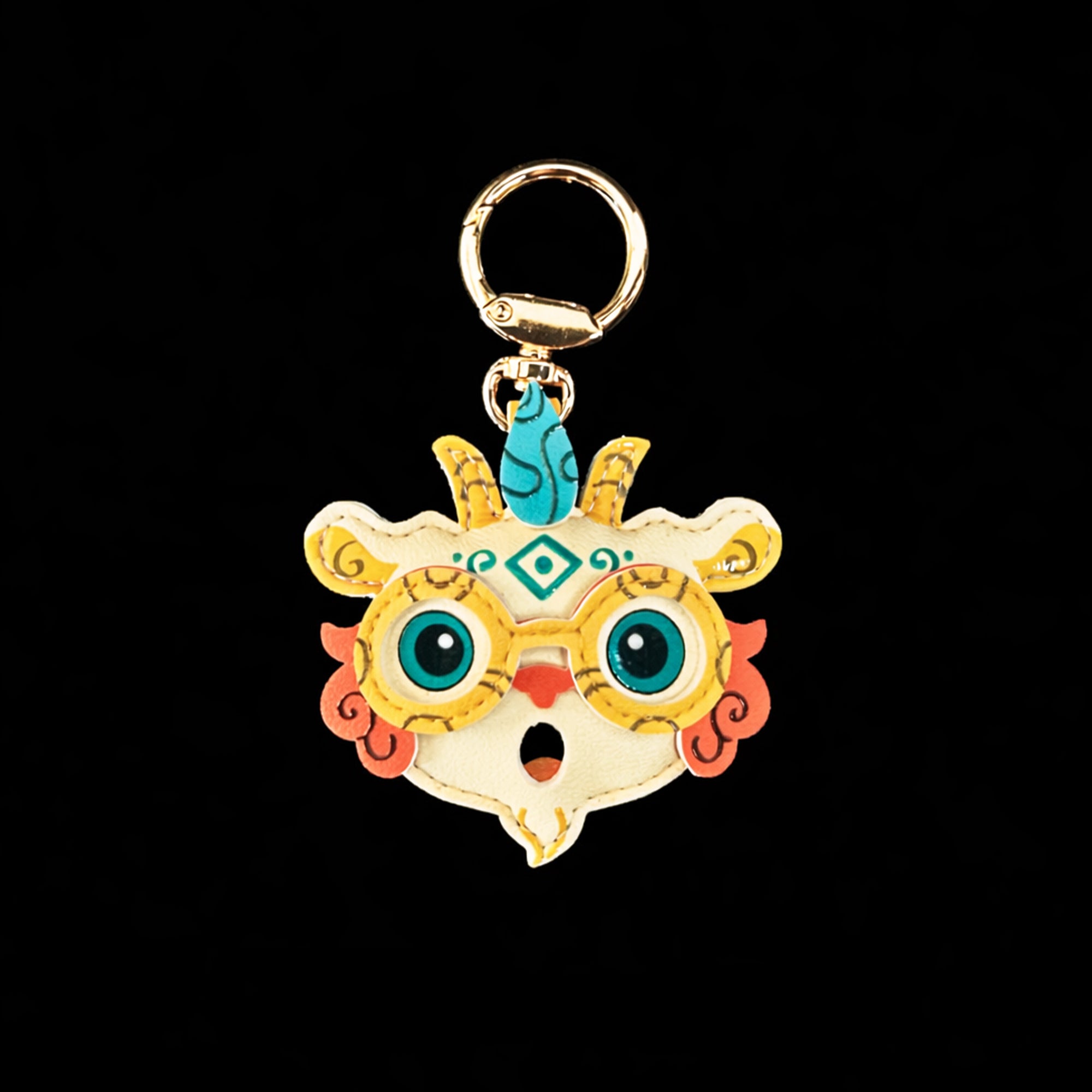 Auspicious Beasts Alliance Series – Baize (God of Wisdom & Learning) PU Leather Hanging Charm