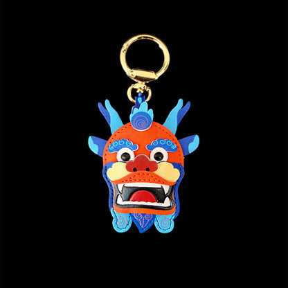 Auspicious Beasts Alliance Series – Qilin God of Health & Blessings PU Leather Hanging Charm