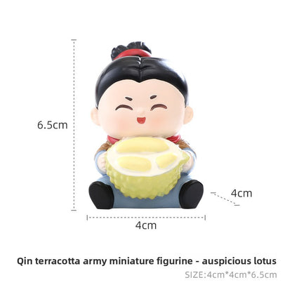 Xi'an merchandise souvenirs Qin Shi Huang Terracotta Warriors and Horses, resin refrigerator stickers, cute magnets, Shaanxi travel souvenir